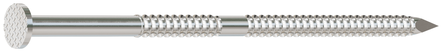 Simpson Strong-Tie S11A300PNJ 15° Wire Coil, Full Round Head, Ring-Shank Decking/Framing Nail — 3 in. x 0.12 in. Type 304 (1800-Qty) (Pack of 80)
