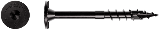 Simpson Strong-Tie SDWS22300DBB-R50 Strong-Drive® SDWS™ TIMBER Screw (Exterior Grade) — 0.220 in. x 3 in. T40, Black (50-Qty)