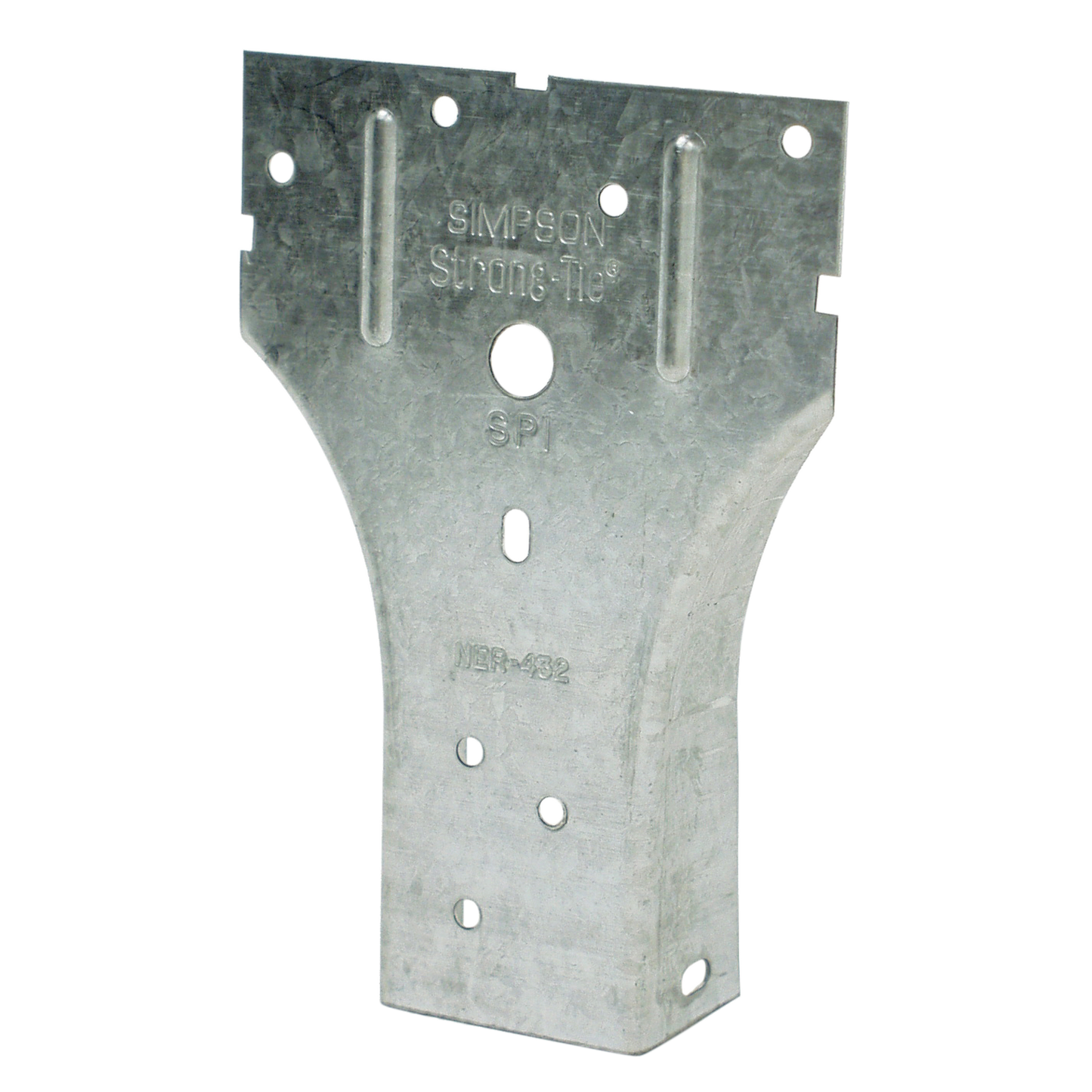 Simpson Strong-Tie SP1Z SP 3-1/2-in. x 5-1/16-in. ZMAX® Galvanized Stud-Plate Tie (Pack of 100)