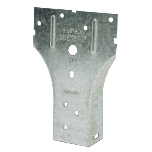 Simpson Strong-Tie SP1 SP 3-1/2-in. x 5-1/16-in. Galvanized Stud-Plate Tie (Pack of 100)