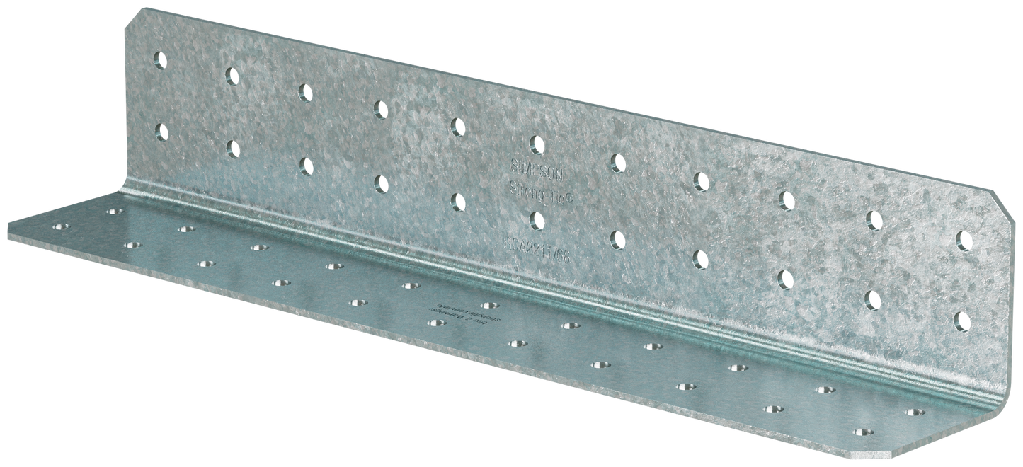Simpson Strong-Tie RCA2211/68-R40 RCA 2 in. x 2 in. x 11 in. 14-Gauge Galvanized Rigid Connector Angle (40-Qty) (Pack of 40)