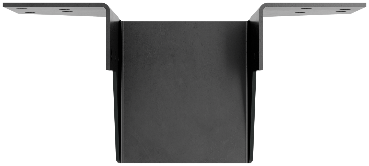 Simpson Strong-Tie OHU48-SDS3 OHU® Black Powder-Coated Ornamental Joist Hanger for 4x8 w/ Strong-Drive® SDS Screws (Pack of 10)