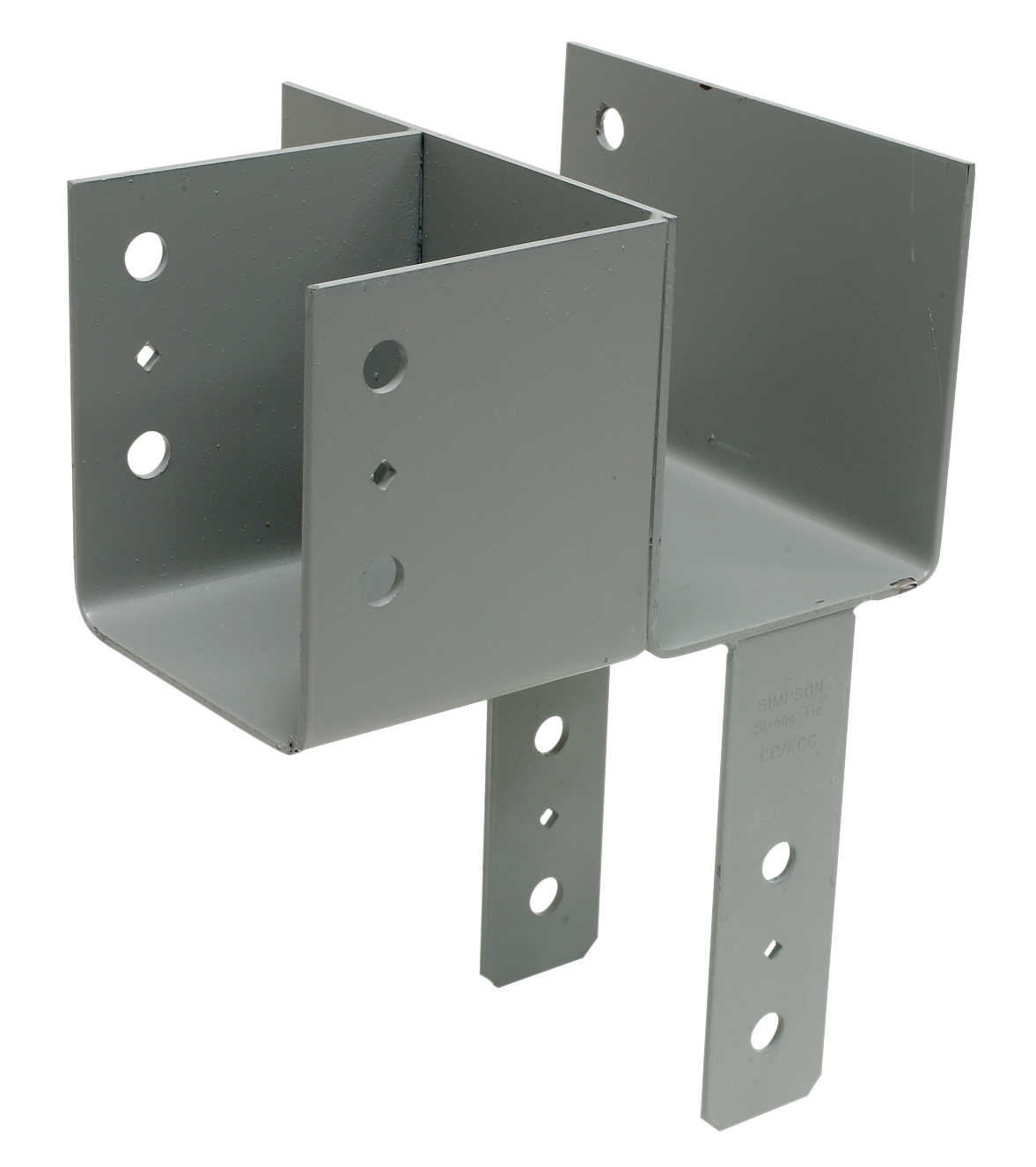 Simpson Strong-Tie ECCLR666 ECCLR L-Shape End Column Cap for 6x Beams, 6x Post, Skewed Right (Pack of 48)
