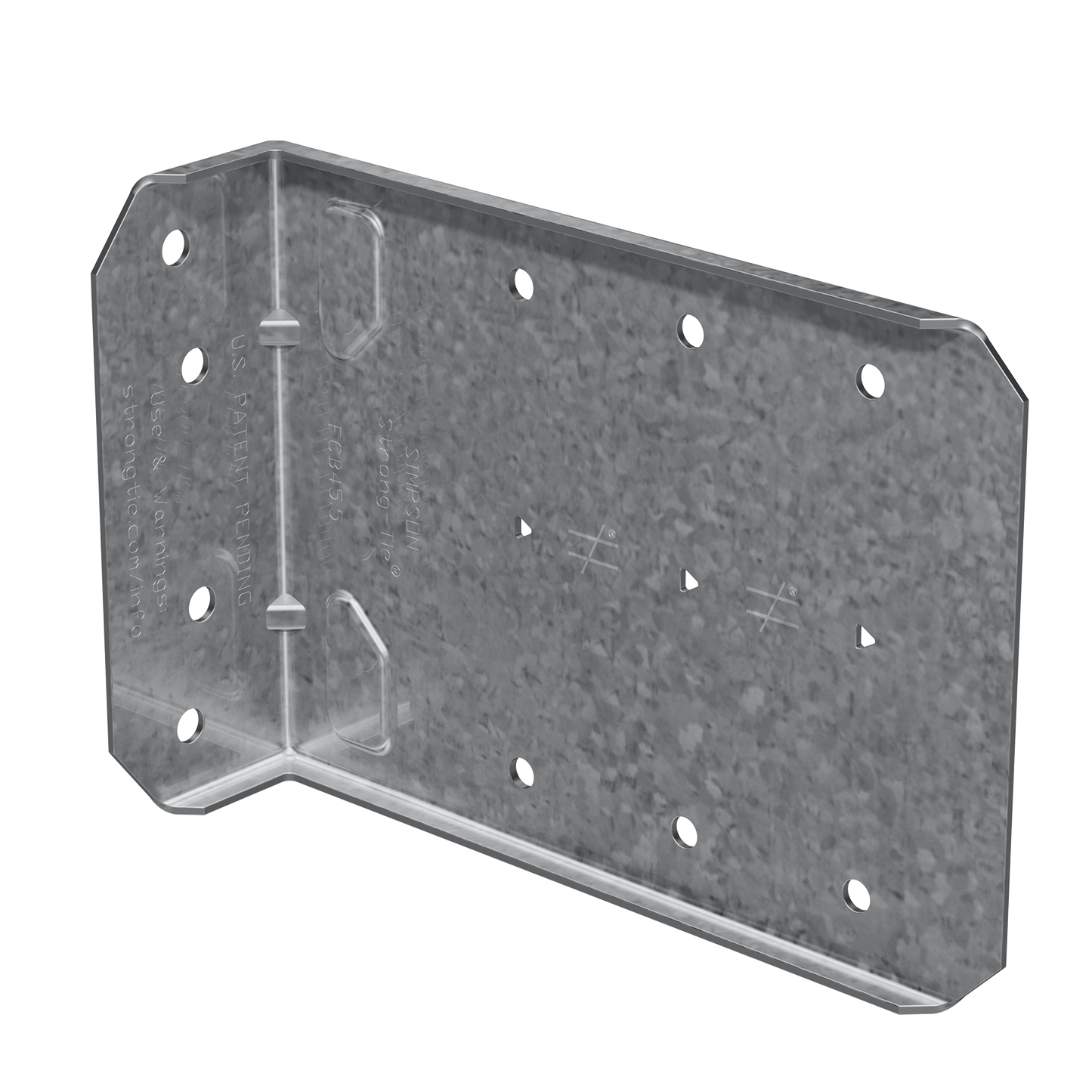 Simpson FCB45.5-R25 By-Pass Framing Fixed Clip Connector - 25/Pack