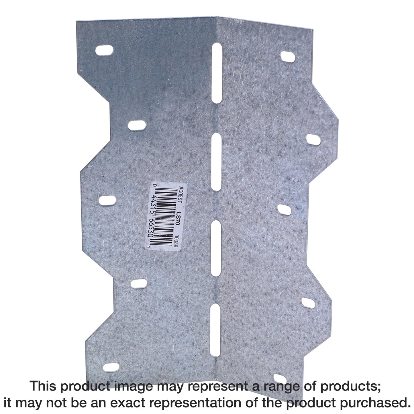 Simpson Strong-Tie LS70 LS 6-3/8 in. 18-Gauge Galvanized Adjustable L Angle (Pack of 3000)
