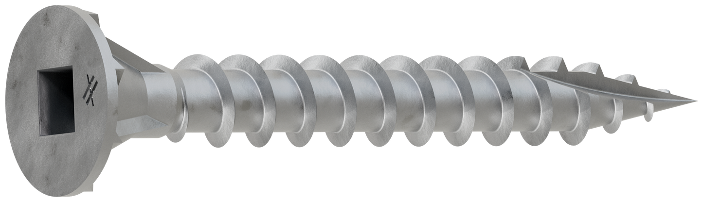 Simpson Strong-Tie CB3BLG158S CB3BLG Fiber-Cement Board Screw (Collated) — #10 x 1-5/8 in. #3 SQU (1500-Qty)