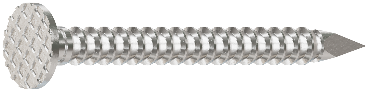 Simpson Strong-Tie S2SNDB Shake and Shingle Siding/Roofing Nail — 1 in. x .083 in. Type 304 (25 lb.) (Pack of 64)
