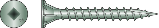 Simpson Strong-Tie CB3BLG158S CB3BLG Fiber-Cement Board Screw (Collated) — #10 x 1-5/8 in. #3 SQU (1500-Qty)