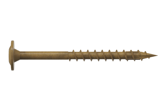 Simpson Strong-Tie T08200WPP Deck-Drive™ DWP WOOD SS Screw — #8 x 2 in. T-20, Flat Head, Type 316 (350-Qty)