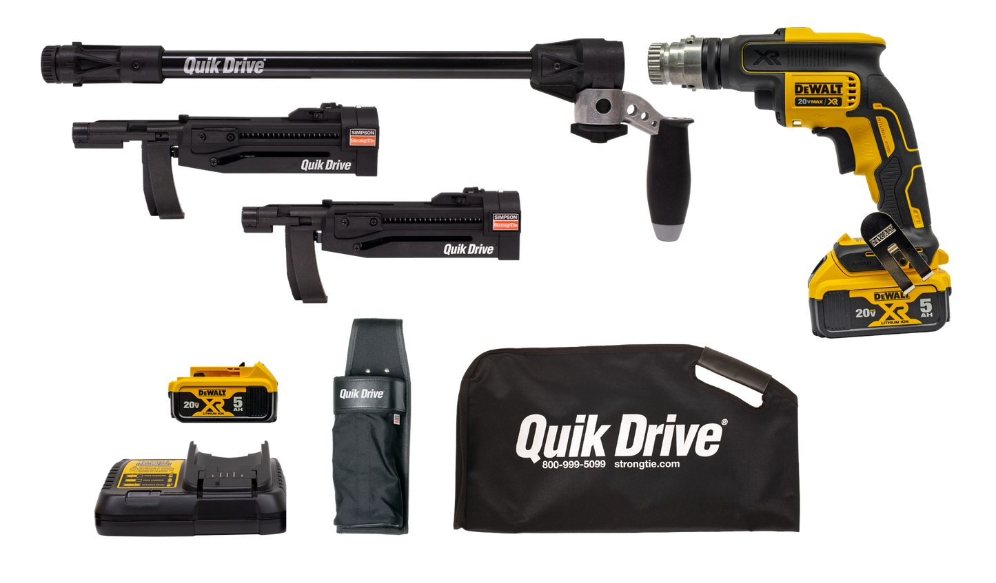 Simpson Strong-Tie PROCCS+DC2K Quik Drive® Cordless PROCCS+ Multi-Purpose Combo System w/ DeWalt® 2000 RPM Screwdriver