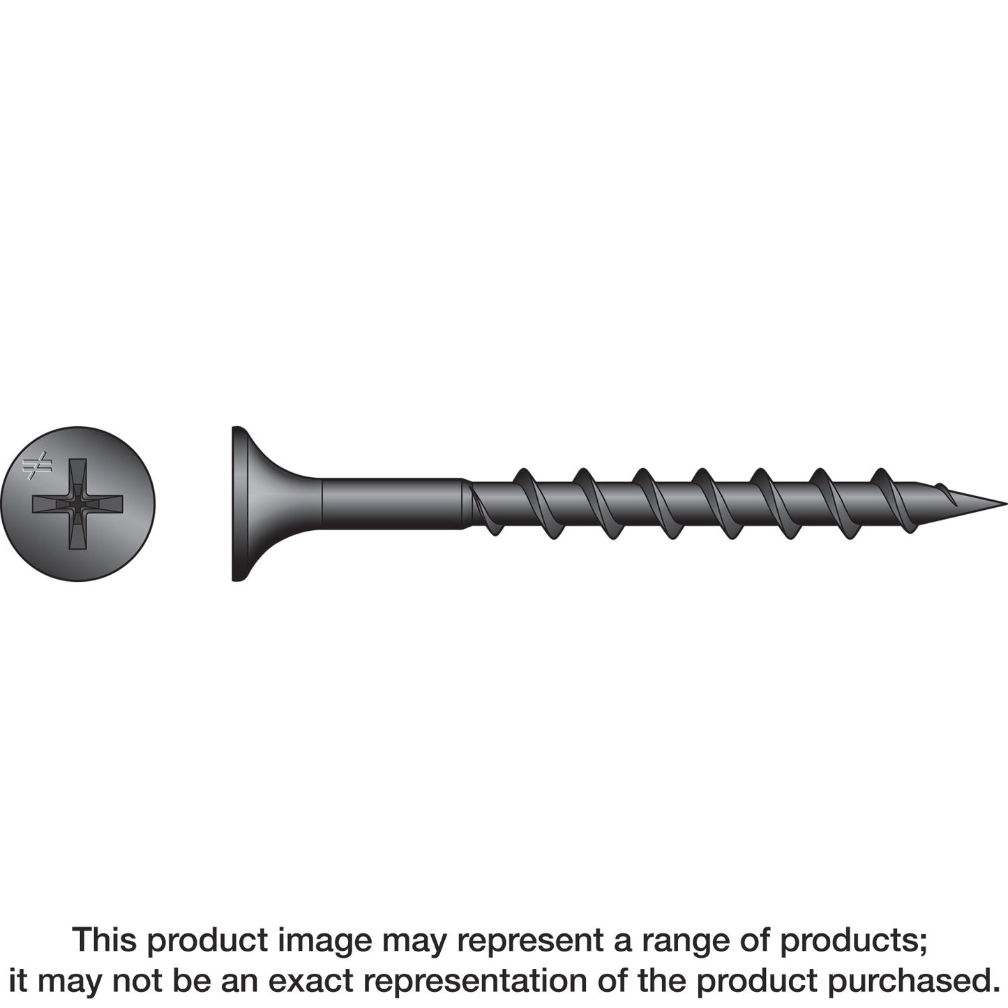 Simpson Strong-Tie DWC114PS DWC Drywall Screw (Collated) — #6 x 1-1/4 in. #2 Phillips Bugle-Head (2500-Qty) (Pack of 100)