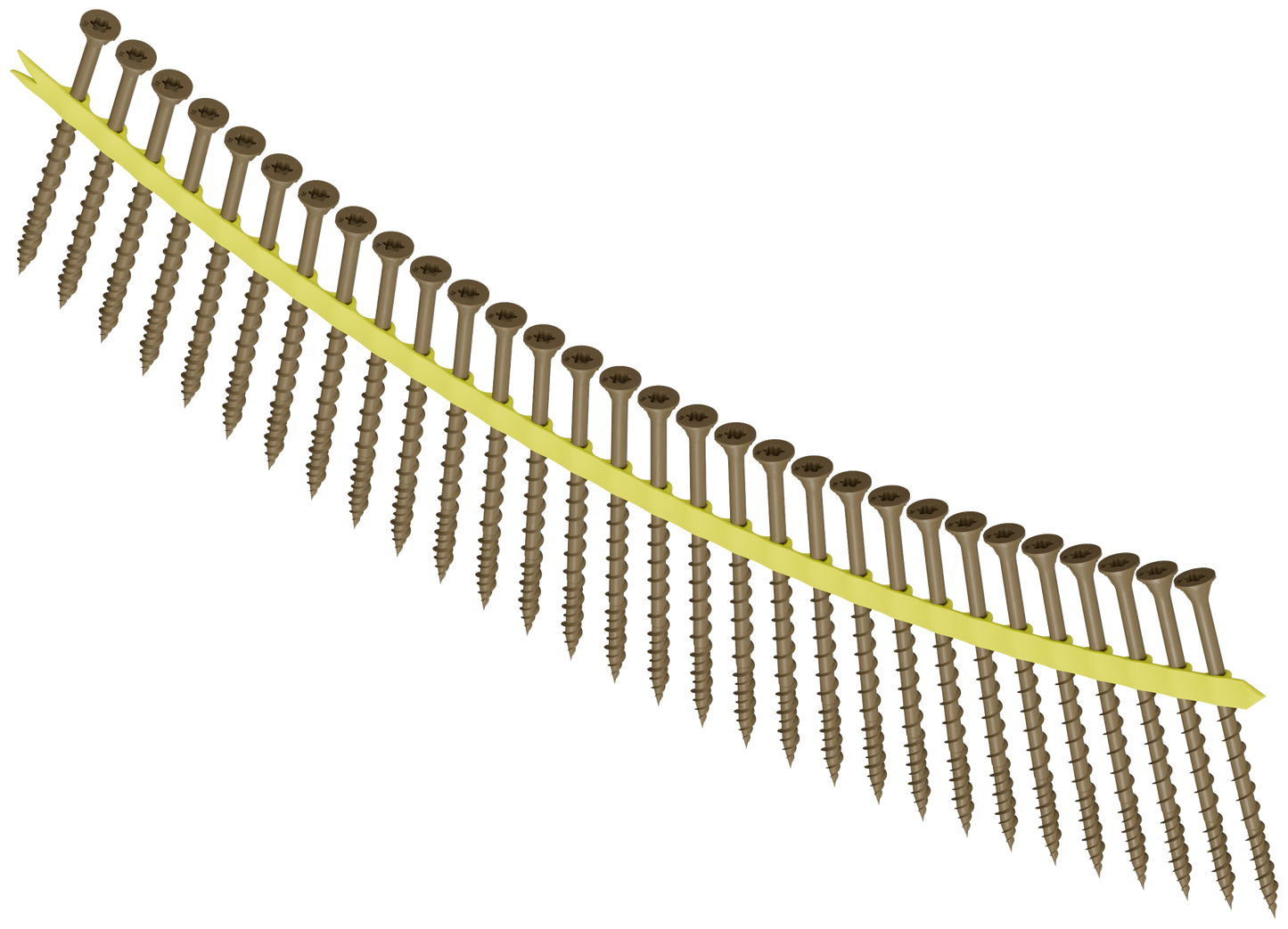 Simpson Strong-Tie WSVF3S Strong-Drive® WSVF SUBFLOOR Screw (Collated) — #9 x 3 in. T25, Gray (1000-Qty)