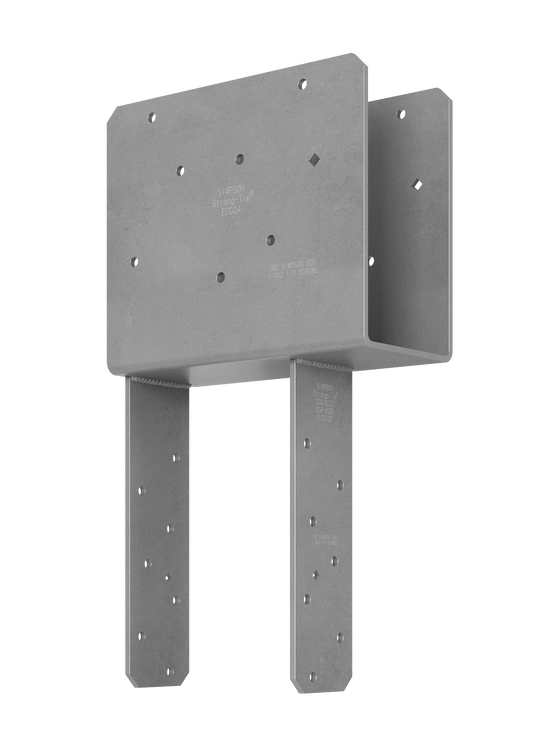 Simpson Strong-Tie ECCQ46SDS2.5 ECCQ™ End Column Cap for 4x Beam, 6x Post, with Strong-Drive® SDS Screws (Pack of 4)