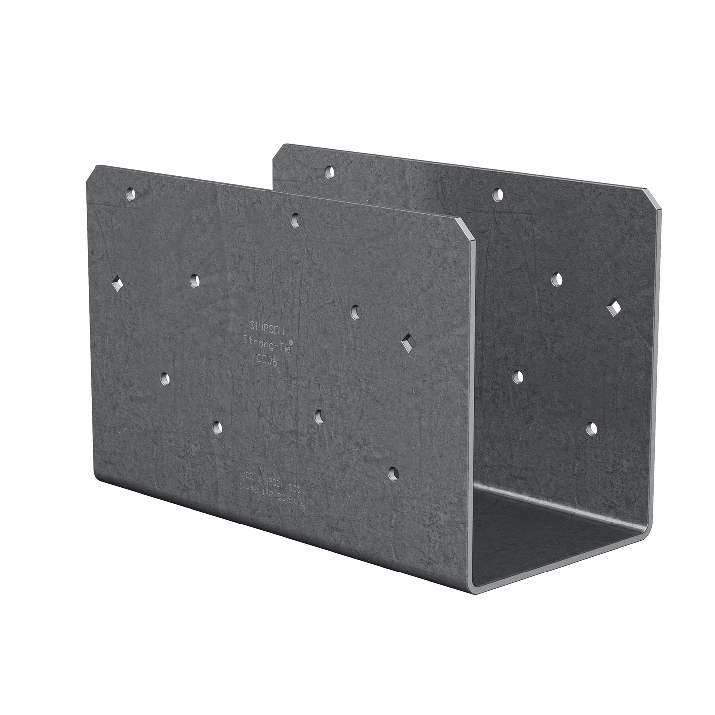 Simpson Strong-Tie CCOQ6-SDS2.5 CCOQ Column Cap (No Straps) for 6x Beam, with Strong-Drive® SDS Screws