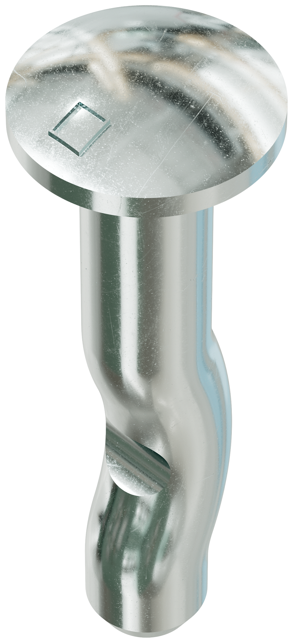 Simpson Strong-Tie CD25114M Crimp Drive® 1/4 in. x 1-1/4 in. Zinc-Plated Mushroom Head Anchor (100-Qty)