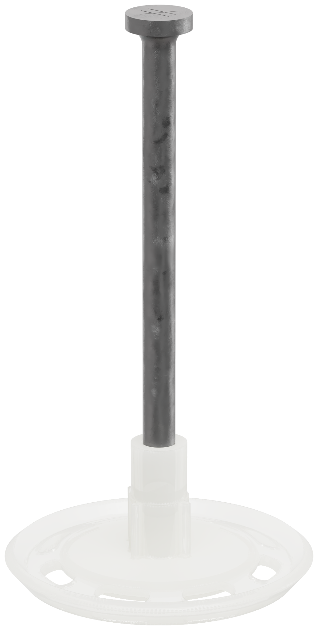 Simpson Strong-Tie PINWP-250W PINWP 2-1/2 in. Powder-Actuated Plastic-Washered Pin for Insulation Board (50-Qty)