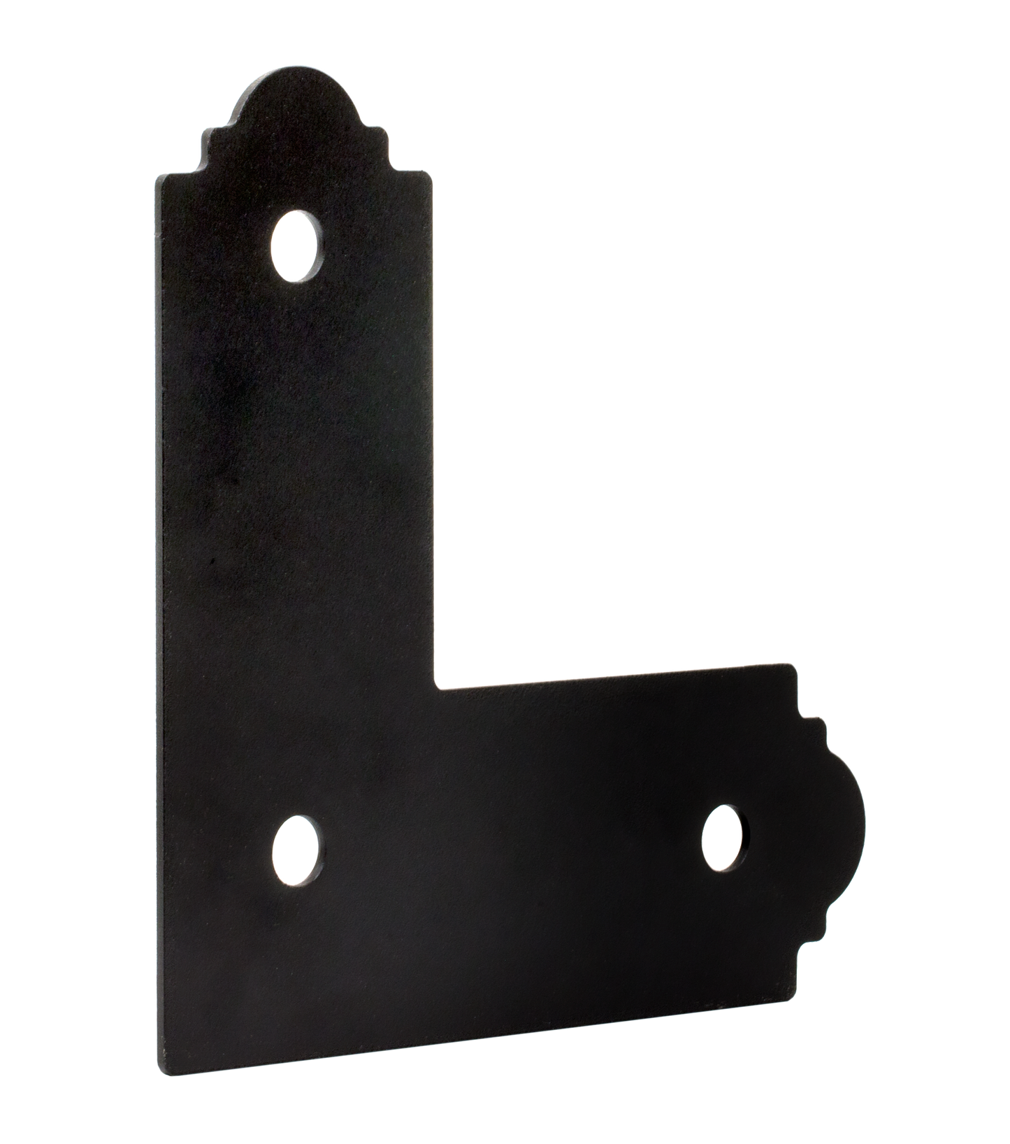 Simpson Strong-Tie APL4 Outdoor Accents® Mission Collection® ZMAX®, Black Powder-Coated L Strap for 4x4