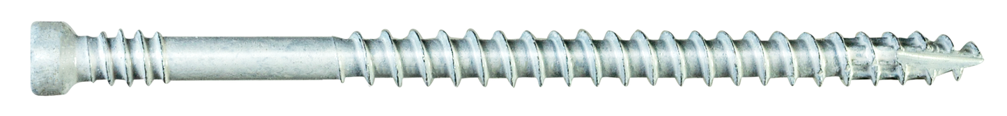 Simpson Strong-Tie FT07212R400W Finish Trim Screw — #7 x 2-1/2 in. T10, Trim-Head, Quik Guard®, White (400-Qty) (Pack of 6)