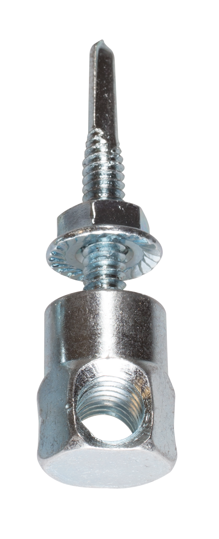Simpson Strong-Tie RSH37112N-5 Steel Rod Hanger #12–20 x 1-1/2 in. Horizontal Threaded Anchor for 3/8 in. Rod w/ Nut (25-Qty)