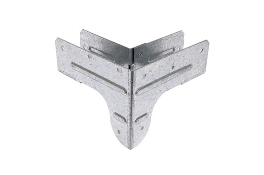 Simpson Strong-Tie RTC44 RTC 14-Gauge ZMAX® Galvanized Rigid Tie® Corner for 4x, 4x4 Post (Pack of 12)
