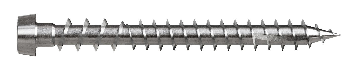 Simpson Strong-Tie DCU2C316 Deck-Drive™ DCU COMPOSITE Screw — #10 x 2 in. T20, Type 316 (70-Qty)