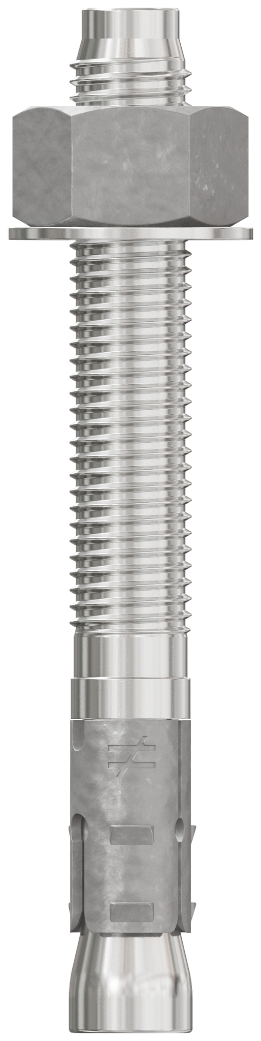 Simpson Strong-Tie STB2-75614S4F10 Strong-Bolt® 2 — 3/4 in. x 6-1/4 in. Type 304 Stainless-Steel Wedge Anchor, Fully Assembled (10-Qty) (Pack of 2)