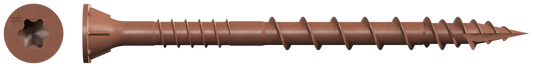 Simpson Strong-Tie DSVR212S Deck-Drive™ DSV WOOD Screw (Collated) — #10 x 2-1/2 in. T25 6-Lobe, Red (1000-Qty) (Pack of 100)