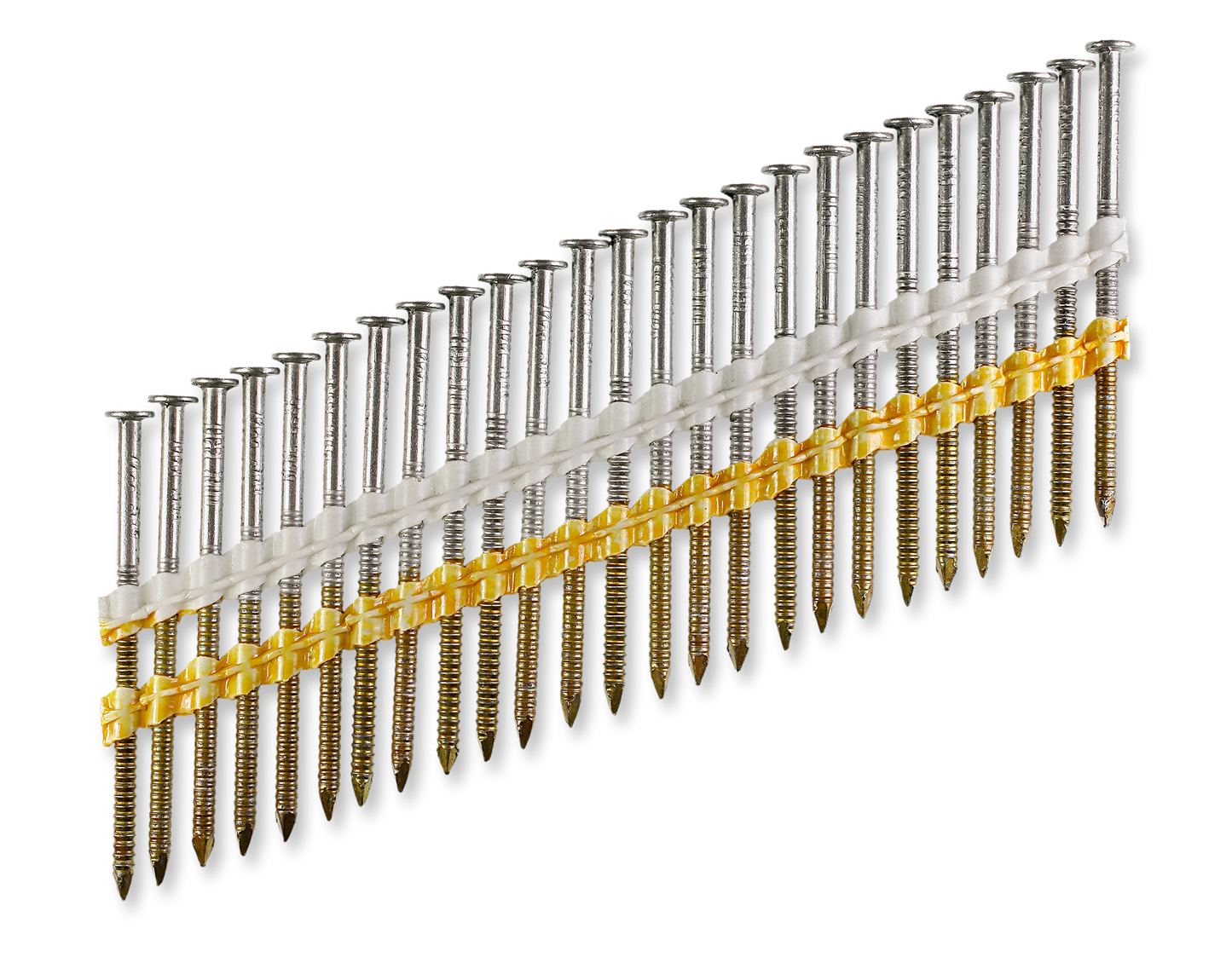 Simpson Strong-Tie S12A237CNB 20°–22° Plastic Strip, Full Round Head, Ring-Shank Nail — 2-3/8 in. x .113 in. Type 304 (5000-Qty) (Pack of 80)