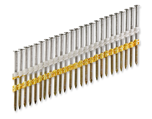 Simpson Strong-Tie T11A325CNB 20°–22° Plastic Strip, Full Round Head, Ring-Shank Nail — 3-1/4 in. x 0.120 in. Type 316 (4000-Qty) (Pack of 80)