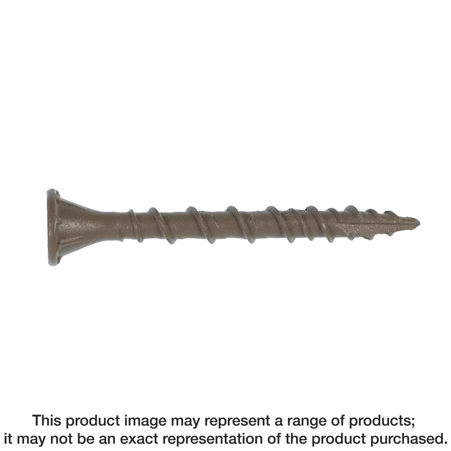 Simpson Strong-Tie DSVT212S Deck-Drive™ DSV WOOD Screw (Collated) — #10 x 2-1/2 in. T25 6-Lobe, Tan (1000-Qty) (Pack of 100)