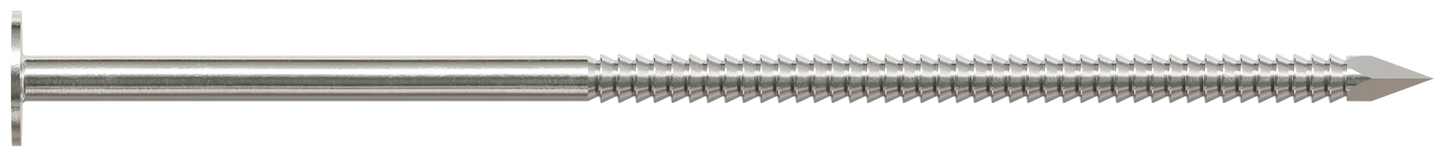 Simpson Strong-Tie S40ATNB Tile/Slating Nail, Annular Ring Shank — 5-in. x .162-in. Type 304 Stainless Steel (25 lb.) (Pack of 64)