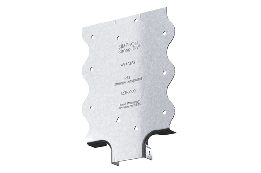 Simpson Strong-Tie WBAC200-R50 WBAC Wood Backing Steel Connector for 2 in. Flange (50-Qty)
