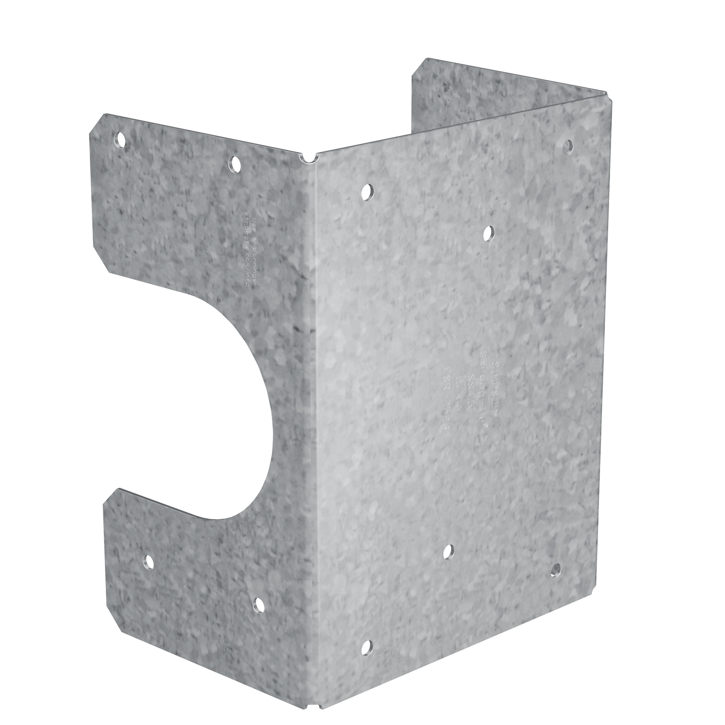 Simpson Strong-Tie SS4.5 SS 16-Gauge Galvanized Stud Shoe for Triple 2x Stud