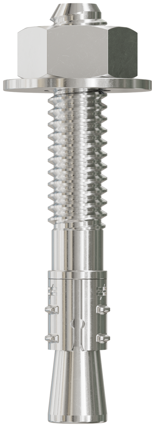 Simpson Strong-Tie STB2-251344SS Strong-Bolt® 2 — 1/4 in. x 1-3/4 in. Type 304 Stainless-Steel Wedge Anchor (100-Qty) (Pack of 5)