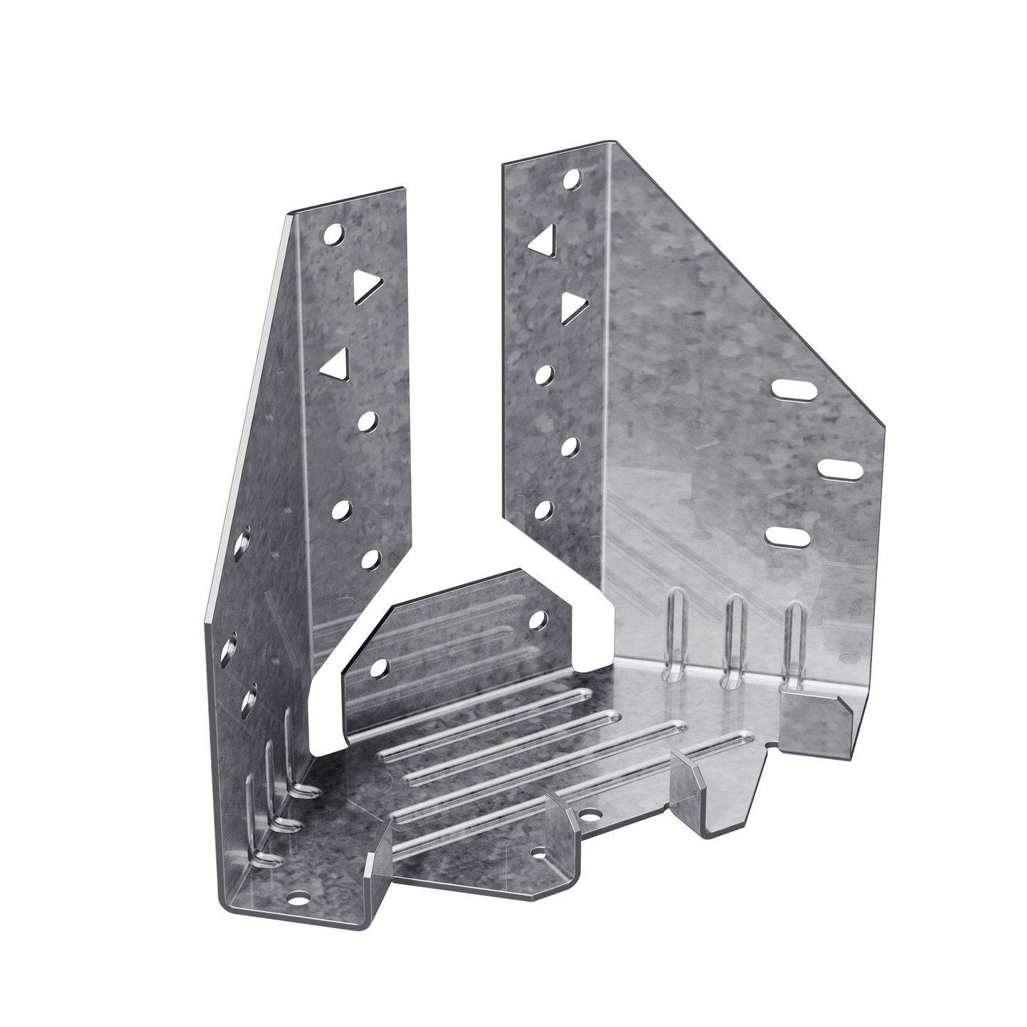 Simpson Strong-Tie MTHMQ-SDS3 MTHMQ 4-1/8 in. Galvanized Multiple Truss Hanger with Strong-Drive® SDS Screws (Pack of 10)