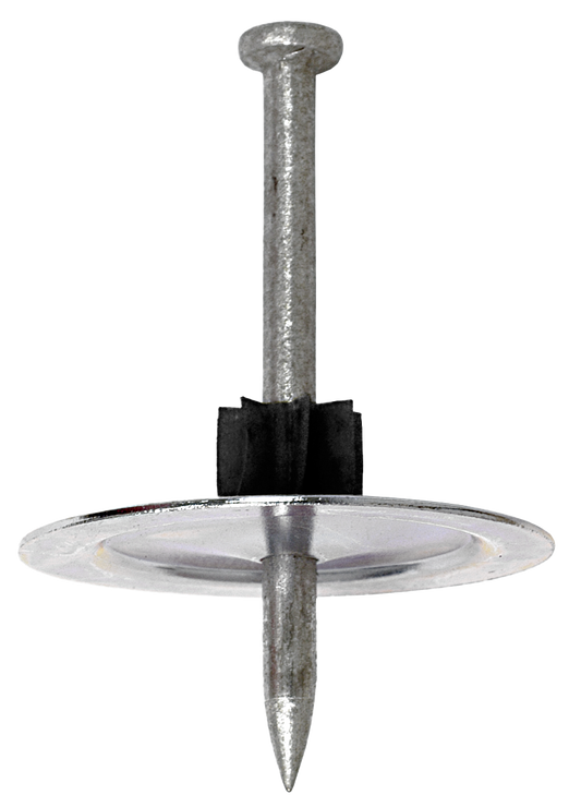 Simpson Strong-Tie PINW-150 PINW 1-1/2 in. Powder-Actuated Metal-Washered Pin for Insulation Board (50-Qty)