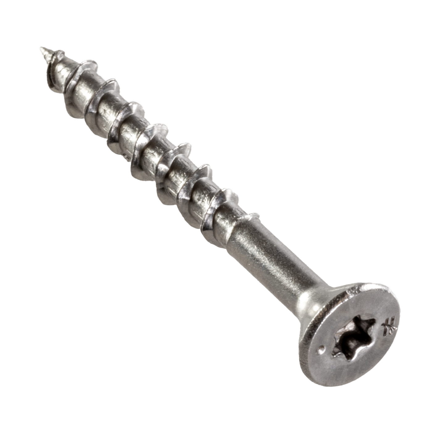 Simpson Strong-Tie T08162WPP Deck-Drive™ DWP WOOD SS Screw — #8 x 1-5/8 in. T20, Flat Head, Type 316 (350-Qty) (Pack of 6)