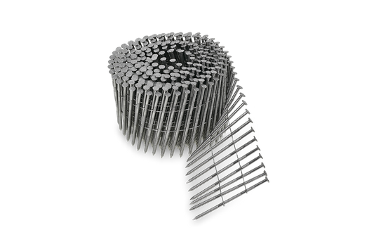 Simpson Strong-Tie T13A250SNJ 15° Wire Coil, Full Round Head, Ring-Shank Siding Nail — 2-1/2 in. Type 316 (1800-Qty)