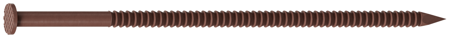 Simpson Strong-Tie S16SNDR5 Painted Siding Nail — 3-1/2 in. x .120 in. Type 304 Stainless Steel, Redwood (5 lb.) (Pack of 6)