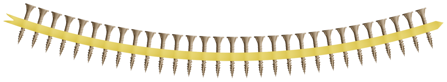 Simpson Strong-Tie DSVT114S Deck-Drive™ DSV WOOD Screw (Collated) — #8 x 1-1/4 in. T25 6-Lobe, Tan (2000-Qty) (Pack of 100)