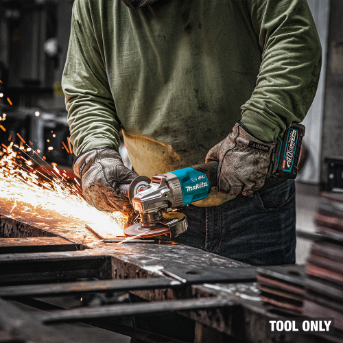 Makita GAG06Z 40V max XGT® 4-1/2” / 5" Paddle Switch Angle Grinder, electric brake, AWS® Capable, no lock-off, lock-on (Tool Only