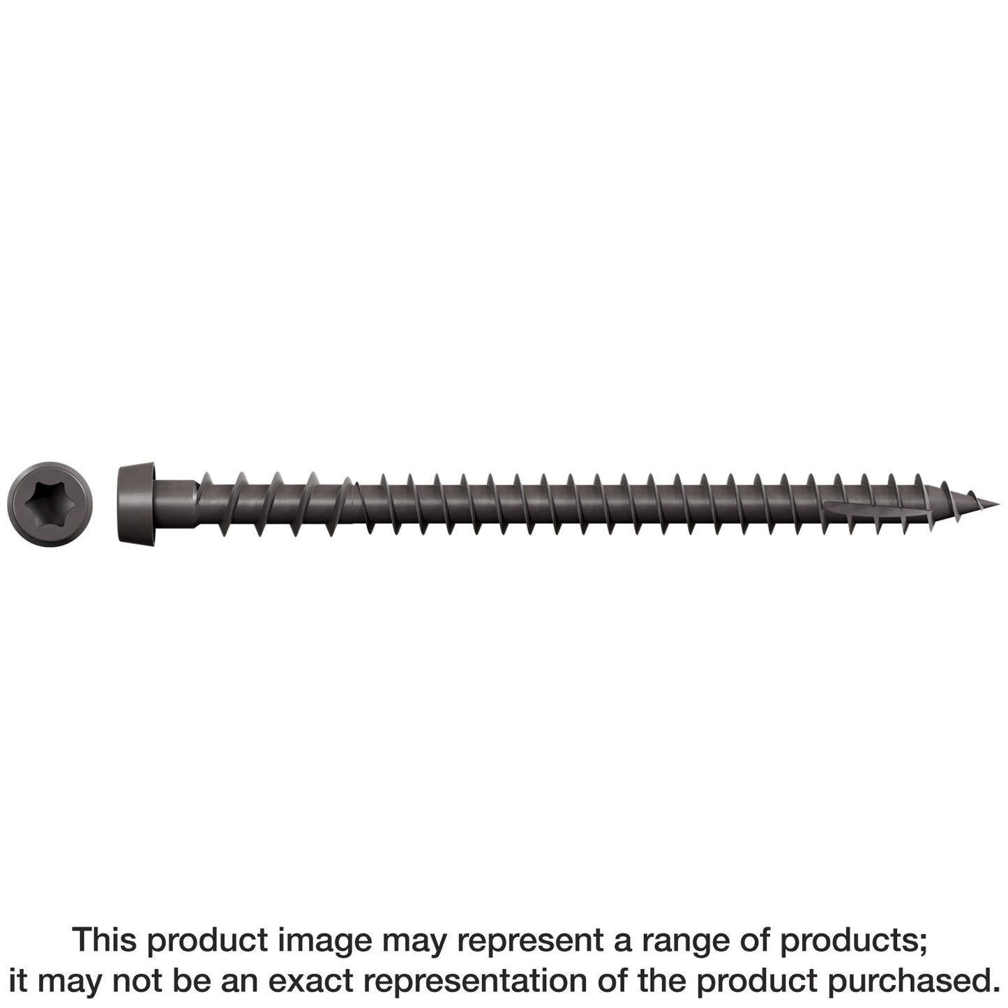 Simpson Strong-Tie DCU234SGR04 Deck-Drive™ DCU COMPOSITE Screw (Collated) — #10 x 2-3/4 in. Quik Guard® Gray 04 (1000-Qty)