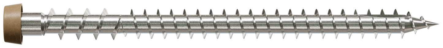 Simpson Strong-Tie DCU234P305TN05 Deck-Drive™ DCU COMPOSITE Screw — #10 x 2-3/4 in. T20, Type 305, Tan 05 (350-Qty) (Pack of 6)