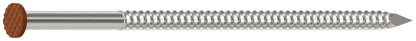 Simpson Strong-Tie S10SNDS1 Painted Siding Nail — 3 in. x .113 in. Type 304 Stainless Steel, Sienna (1 lb.)