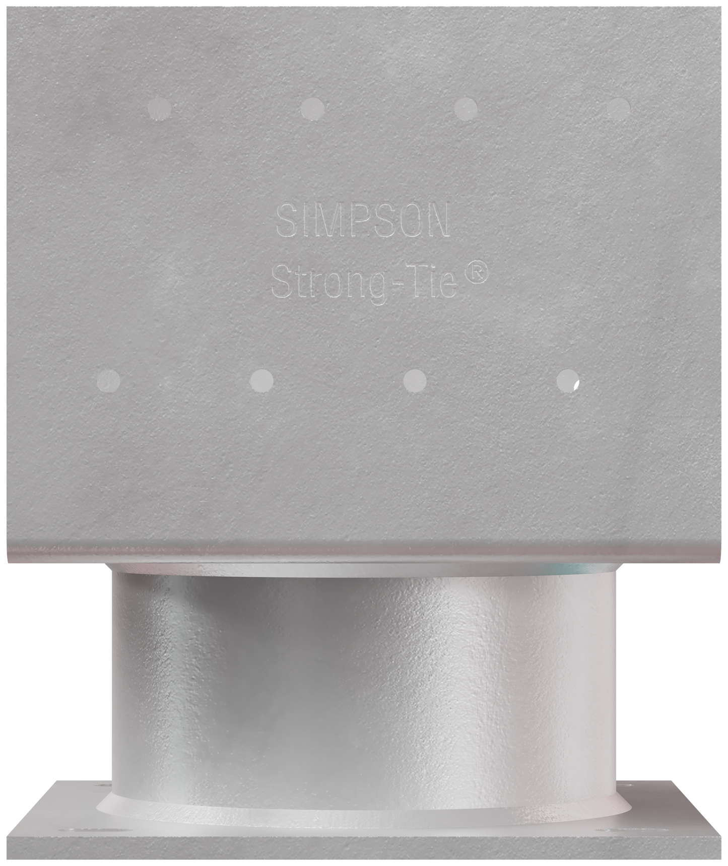 Simpson Strong-Tie ECB66HDG ECB™ Hot-Dip Galvanized 2-in. Standoff Elevated Column Base for 6x6 (Pack of 4)