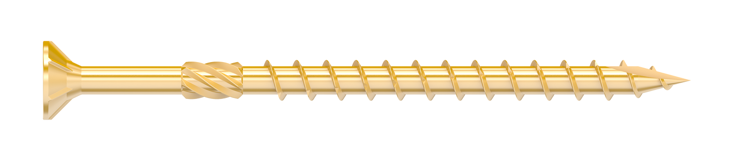 Simpson Strong-Tie SDCP22434 Strong-Drive® SDCP TIMBER-CP Screw — 0.315-in. x 4-3/4-in. T40, Yellow Zinc (250-Qty) (Pack of 39)