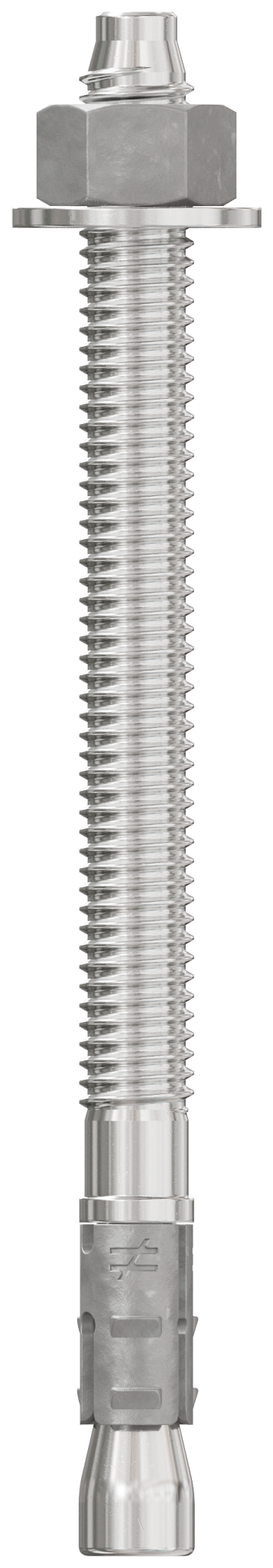 Simpson Strong-Tie STB2-37500S4F50 Strong-Bolt® 2 — 3/8 in. x 5 in. Type 304 Stainless-Steel Wedge Anchor, Fully Assembled (50-Qty) (Pack of 2)