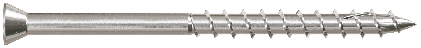 Simpson Strong-Tie T07225WP1 Deck-Drive™ DWP WOOD SS Screw — #7 x 2-1/4 in. T-15, Trim Head, Type 316 (1 lb.)