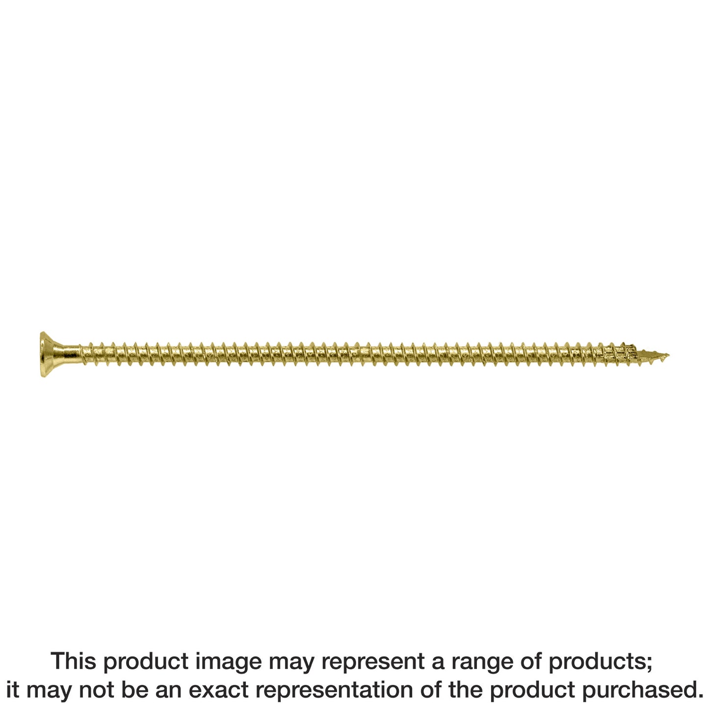 Simpson Strong-Tie SDCF22858 Strong-Drive® SDCF TIMBER-CF Screw — 0.315 in. x 8-5/8 in. T40, Yellow Zinc (250-Qty)