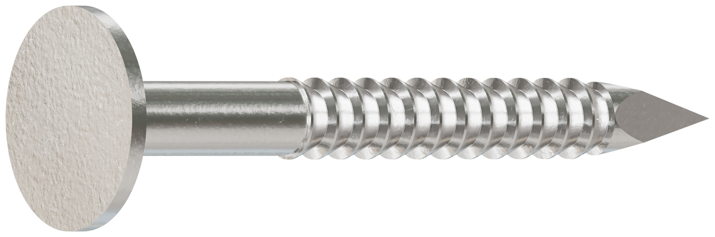 Simpson Strong-Tie S311ARNB Roofing Nail, Annular Ring Shank — 1-1/4 in. x .120 in. Type 304 Stainless Steel (25 lb.) (Pack of 64)